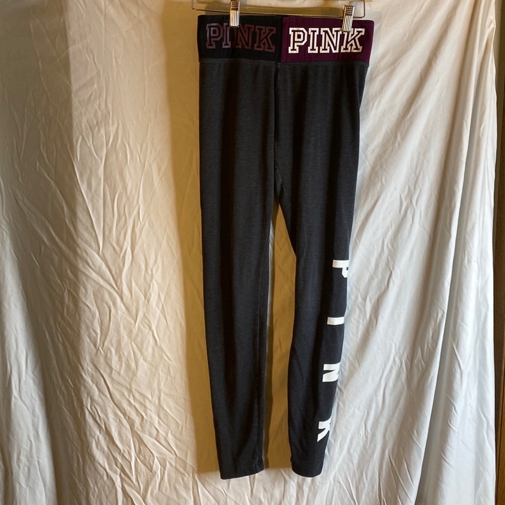 Pink woman’s yoga pants size S
